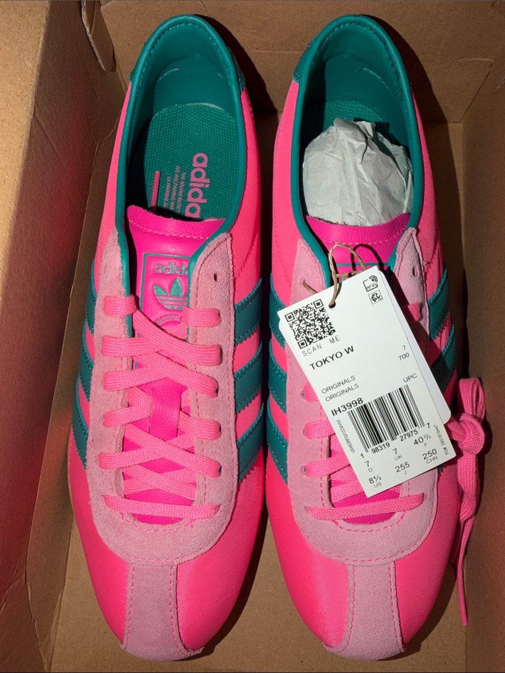 adidas Women's Pink & Teal Retro Sneakers